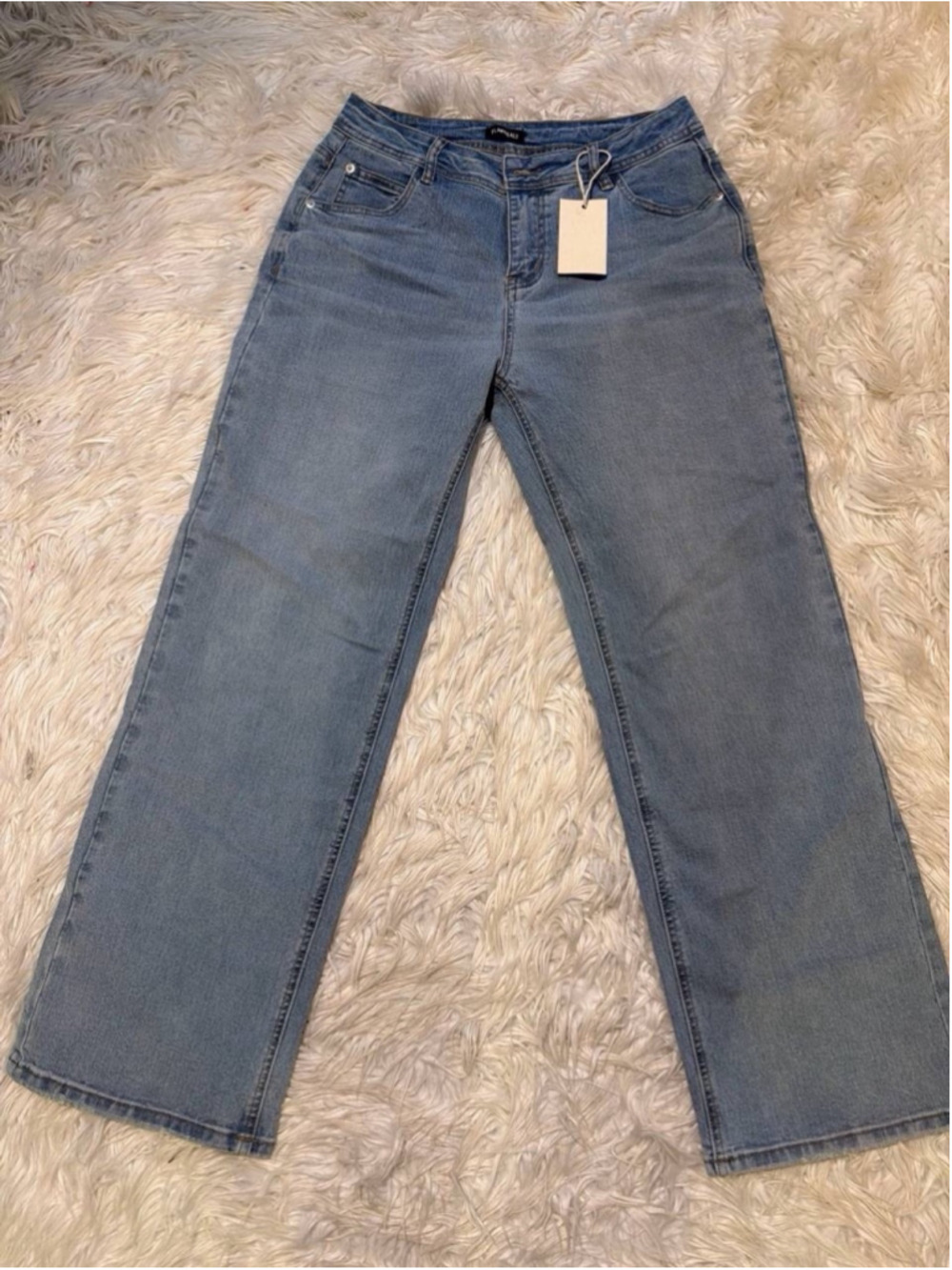 Flamingals Straight Leg Blue Denim Jeans L